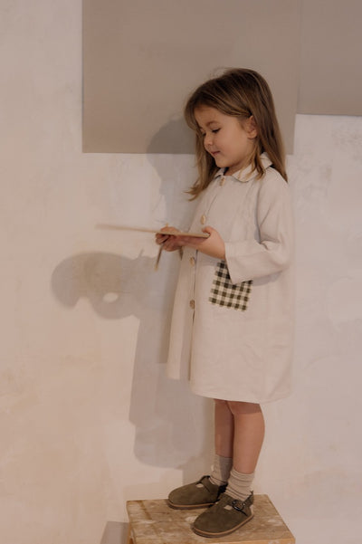 【organic zoo】Ceramic White Potter Dress ワンピース 1-2Y,2-3Y,3-4Y（Sub Image-15） | Coucoubebe/ククベベ