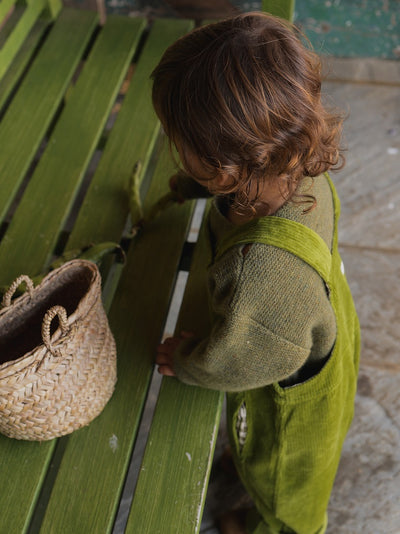 【organic zoo】Peapod Farmer Dungarees ダンガリー 1-2Y,2-3Y,3-4Y（Sub Image-8） | Coucoubebe/ククベベ