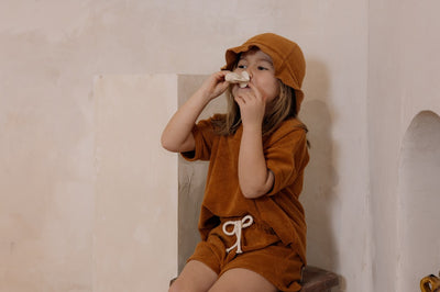 【organic zoo】Terracotta Terry Sun Hat サンハット 0-12M,1-2Y,2-3Y（Sub Image-9） | Coucoubebe/ククベベ