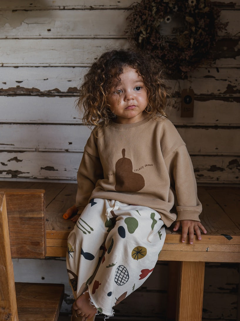 organic zoo】【30%OFF】Pear Slogan Sweatshirt スウェット 6