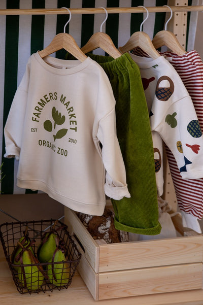 【organic zoo】Market Logo Sweatshirt スウェット 6-12M,1-2Y,2-3Y,3-4Y,4-5Y（Sub Image-10） | Coucoubebe/ククベベ