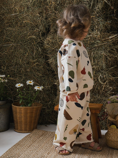 【organic zoo】Farmers Market Sweatshirt スウェット 6-12M,1-2Y,2-3Y,3-4Y,4-5Y（Sub Image-17） | Coucoubebe/ククベベ