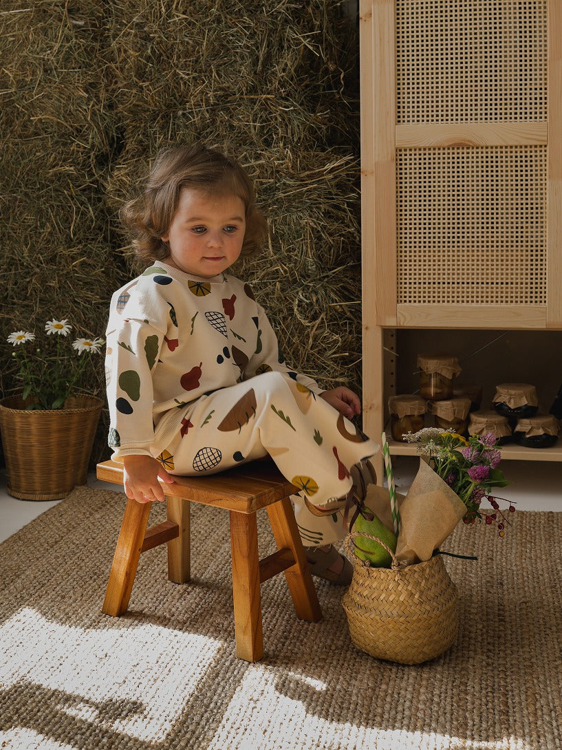 【organic zoo】Farmers Market Sweatshirt スウェット 6-12M,1-2Y,2-3Y,3-4Y,4-5Y  | Coucoubebe/ククベベ