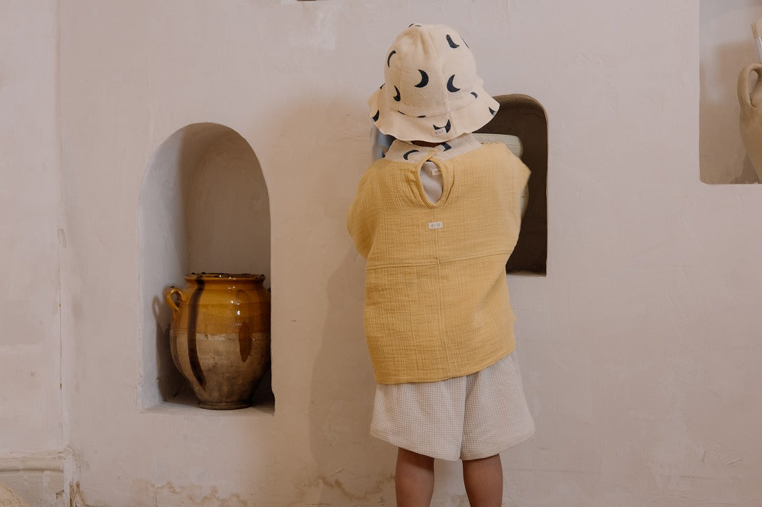 【organic zoo】Ceramic White Waffle Rope Shorts ショートパンツ 1-2Y,2-3Y,3-4Y  | Coucoubebe/ククベベ