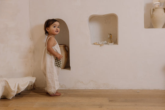 organic zoo】【30%OFF】Ceramic White Artisan Jumpsuit