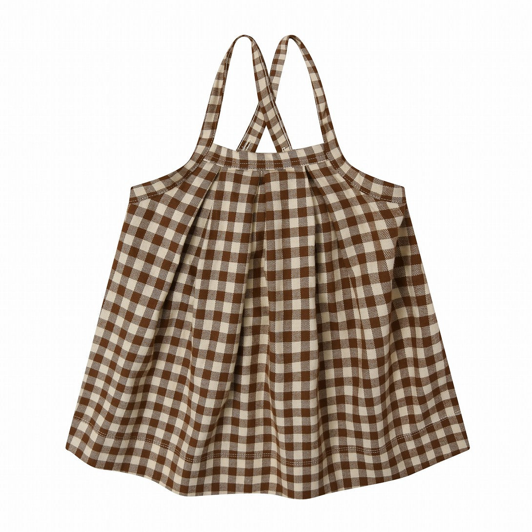 【organic zoo】Chestnut Gingham Tribe Skirt スカート 1-2Y,2-3Y,3-4Y  | Coucoubebe/ククベベ