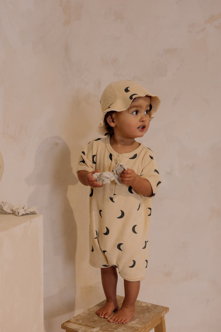 【organic zoo】Pebble Midnight Terry Beach Romper ロンパース 0-6M,6-12M,1-2Y,2-3Y  | Coucoubebe/ククベベ