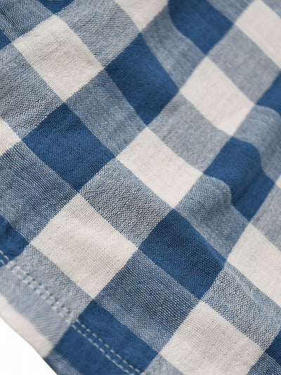 【organic zoo】Pottery Blue Gingham Fisherman Pants パンツ 6-12M,1-2Y,2-3Y,3-4Y,4-5Y（Sub Image-3） | Coucoubebe/ククベベ
