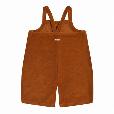 【organic zoo】Terracotta Terry Cropped Dungarees ダンガリー 1-2Y,2-3Y,3-4Y（Sub Image-3） | Coucoubebe/ククベベ
