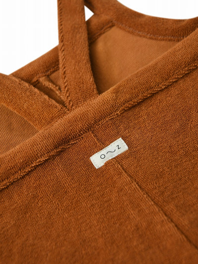 【organic zoo】Terracotta Terry Cropped Dungarees ダンガリー 1-2Y,2-3Y,3-4Y（Sub Image-2） | Coucoubebe/ククベベ