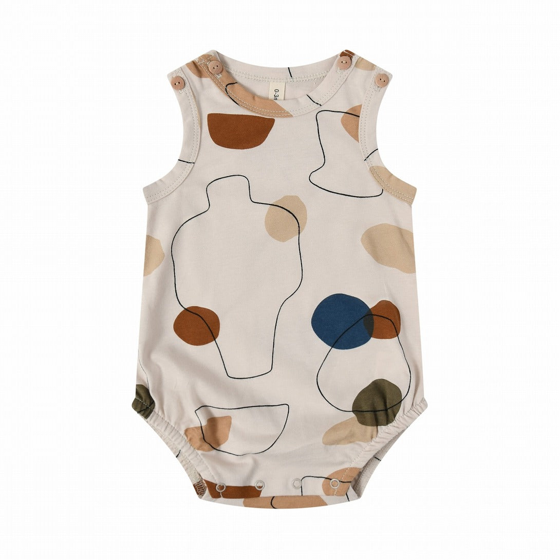 【organic zoo】Ceramics Sleeveless Bodysuit ロンパース 3-6M,6-12M  | Coucoubebe/ククベベ