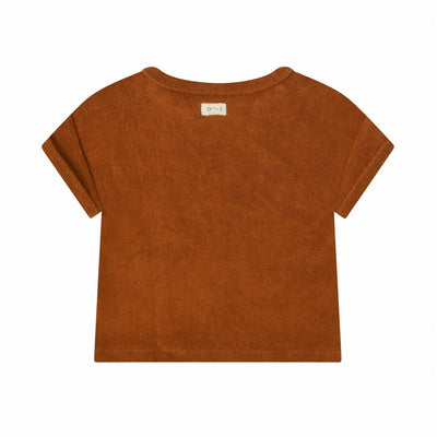 【organic zoo】Terracotta Terry Boxy T-Shirt Tシャツ 6-12M,1-2Y,2-3Y,3-4Y（Sub Image-3） | Coucoubebe/ククベベ