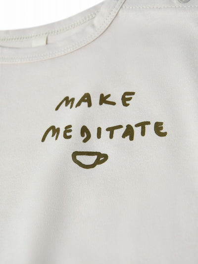 【organic zoo】Make. Meditate. Boxy T-Shirt Tシャツ 6-12M,1-2Y,2-3Y,3-4Y,4-5Y（Sub Image-3） | Coucoubebe/ククベベ