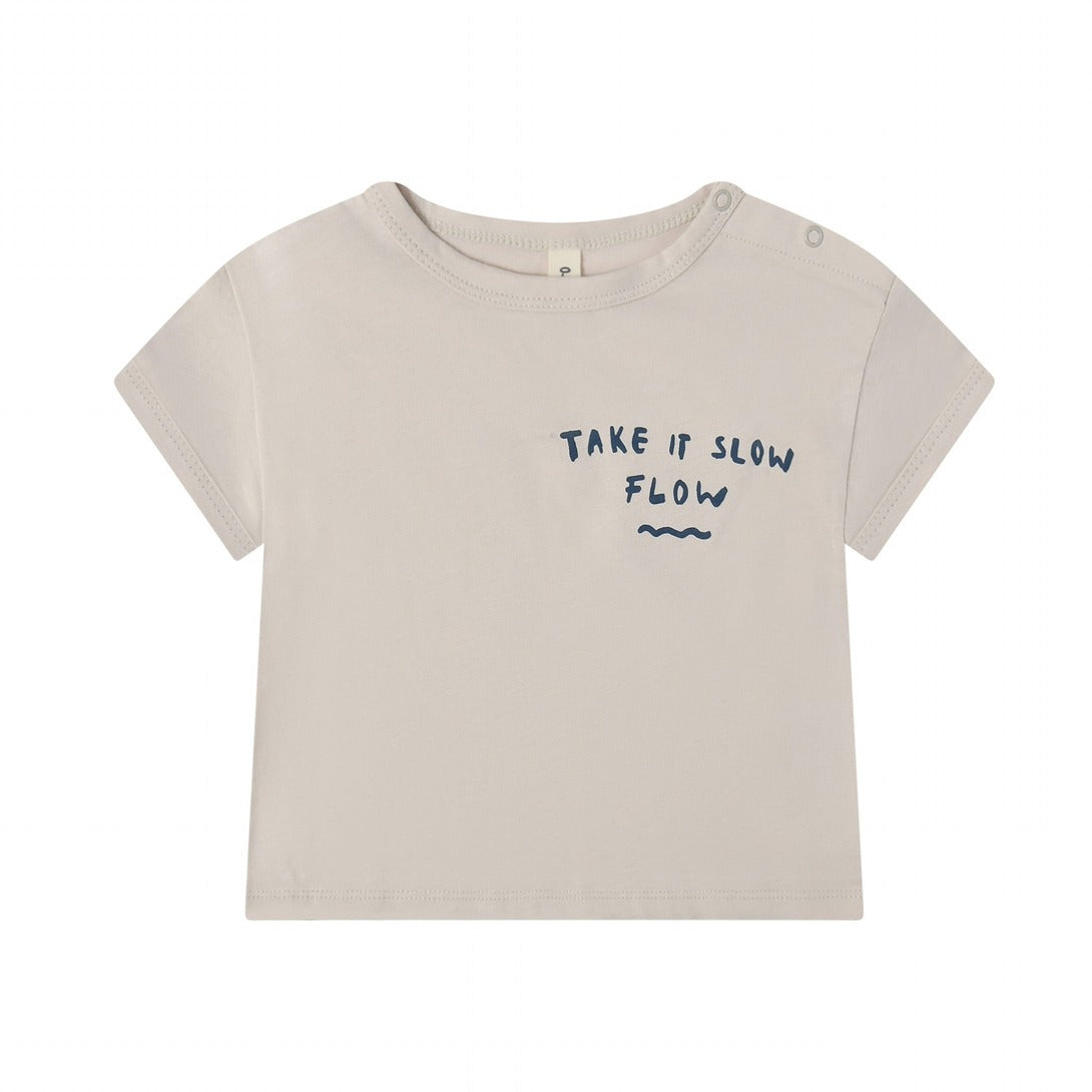 【organic zoo】【30%OFF】Take it Slow. Flow. Boxy T-Shirt Tシャツ 6-12M,1-2Y,2-3Y,3-4Y,4-5Y  | Coucoubebe/ククベベ