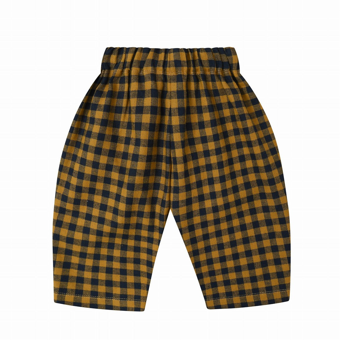 【organic zoo】Blueberry Gingham Carrot Pants パンツ 6-12M,1-2Y,2-3Y,3-4Y,4-5Y  | Coucoubebe/ククベベ