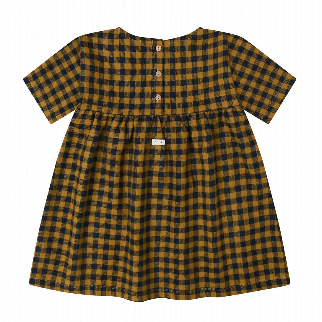 【organic zoo】Blueberry Gingham Gather Dress ワンピース 1-2Y,2-3Y,3-4Y  | Coucoubebe/ククベベ