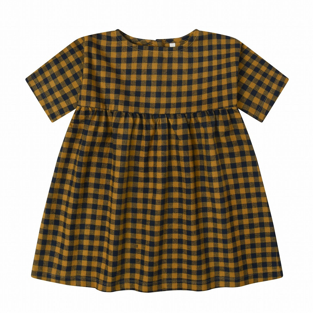 【organic zoo】Blueberry Gingham Gather Dress ワンピース 1-2Y,2-3Y,3-4Y  | Coucoubebe/ククベベ