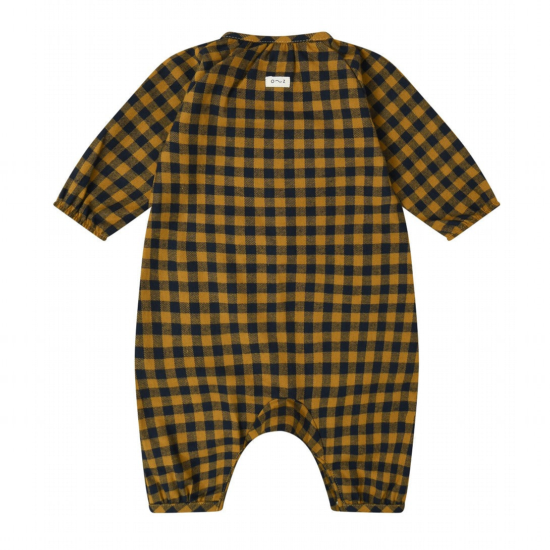 【organic zoo】Blueberry Gingham Onesie ロンパース 3-6M,6-12M  | Coucoubebe/ククベベ