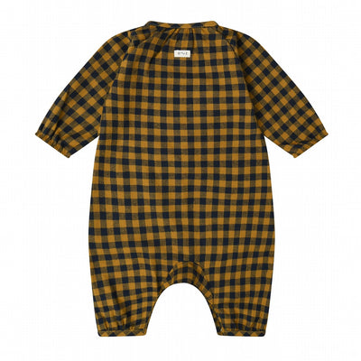 【organic zoo】Blueberry Gingham Onesie ロンパース 3-6M,6-12M（Sub Image-3） | Coucoubebe/ククベベ