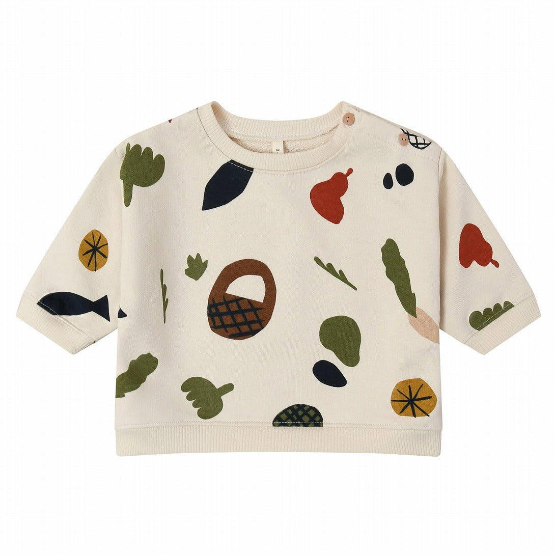 【organic zoo】Farmers Market Sweatshirt スウェット 6-12M,1-2Y,2-3Y,3-4Y,4-5Y  | Coucoubebe/ククベベ