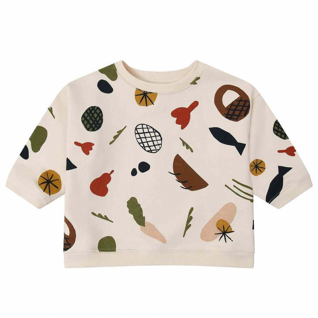 【organic zoo】Farmers Market Sweatshirt スウェット 6-12M,1-2Y,2-3Y,3-4Y,4-5Y  | Coucoubebe/ククベベ