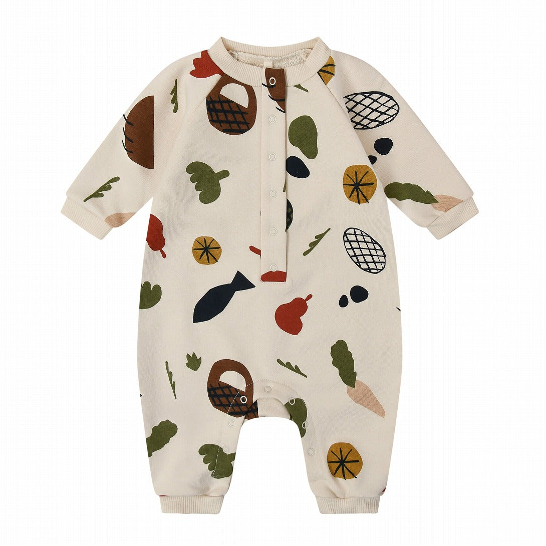 【organic zoo】Farmers Market Onesie ロンパース 3-6M,6-12M,1-2Y  | Coucoubebe/ククベベ