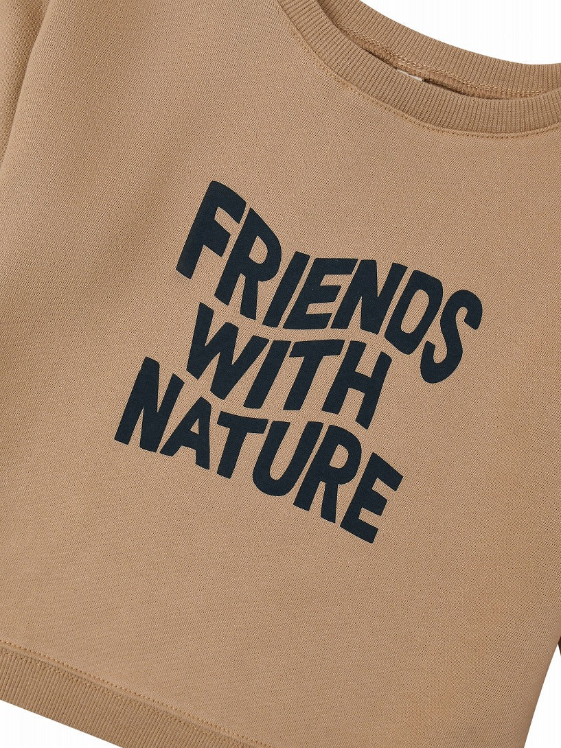 【organic zoo】Friends with Nature Sweatshirt スウェット 6-12M,1-2Y,2-3Y,3-4Y,4-5Y  | Coucoubebe/ククベベ