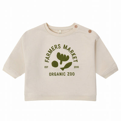 【organic zoo】Market Logo Sweatshirt スウェット 6-12M,1-2Y,2-3Y,3-4Y,4-5Y（Sub Image-4） | Coucoubebe/ククベベ