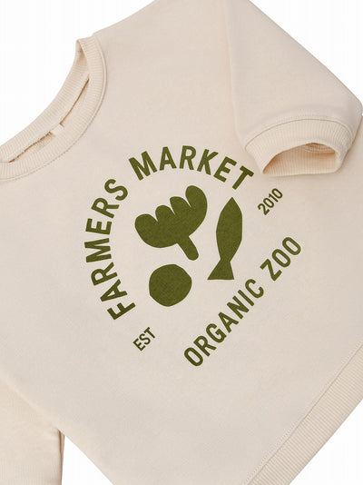 【organic zoo】Market Logo Sweatshirt スウェット 6-12M,1-2Y,2-3Y,3-4Y,4-5Y（Sub Image-2） | Coucoubebe/ククベベ