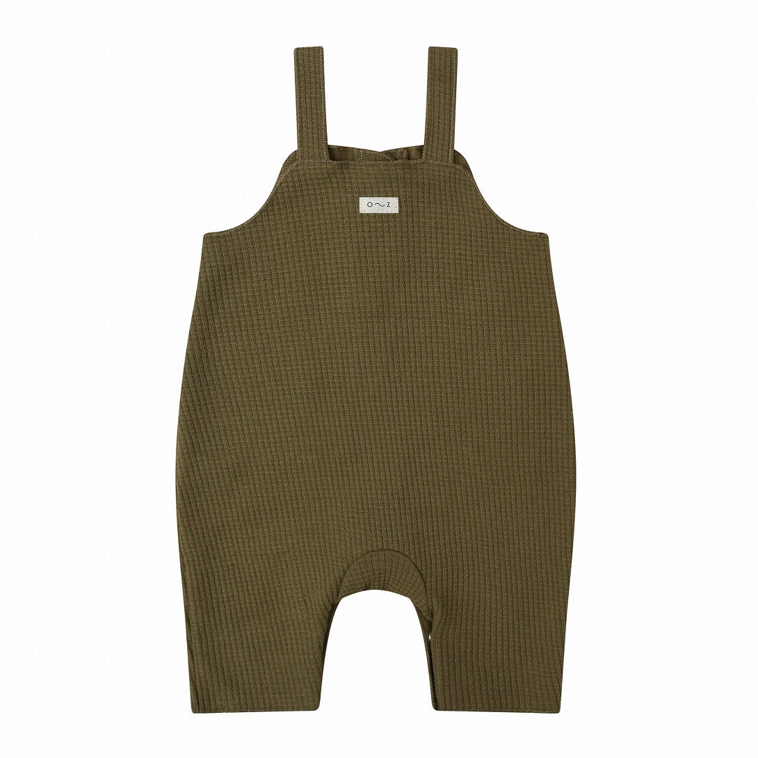 【organic zoo】Olive Waffle Salopette サロペット 3-6M,6-12M  | Coucoubebe/ククベベ