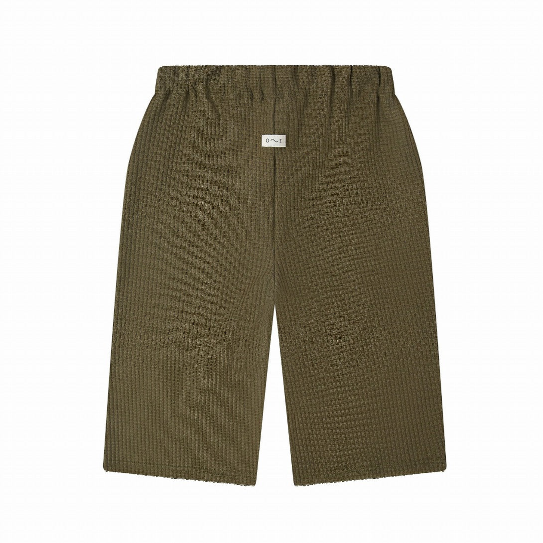 【organic zoo】Olive Waffle Wide Leg Pants パンツ 1-2Y,2-3Y,3-4Y  | Coucoubebe/ククベベ