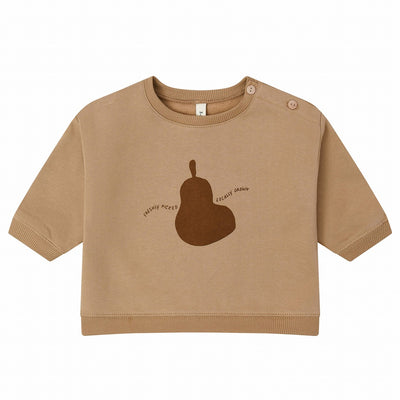 【organic zoo】Pear Slogan Sweatshirt スウェット 6-12M,1-2Y,2-3Y,3-4Y,4-5Y（Sub Image-4） | Coucoubebe/ククベベ