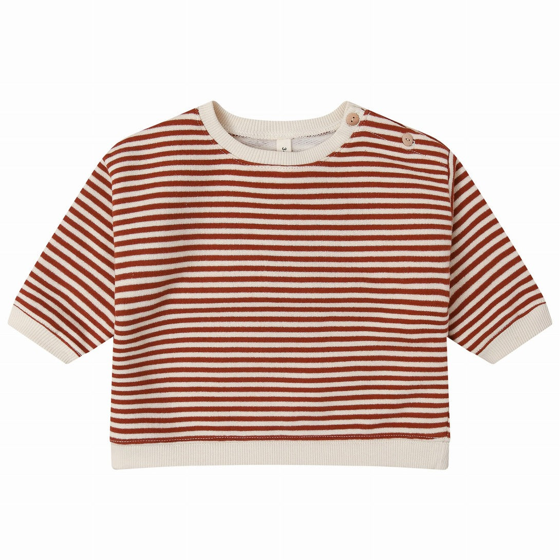 【organic zoo】Paprika Stripes Sweatshirt スウェット 6-12M,1-2Y,2-3Y,3-4Y  | Coucoubebe/ククベベ