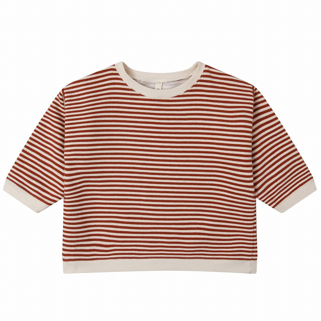 【organic zoo】Paprika Stripes Sweatshirt スウェット 6-12M,1-2Y,2-3Y,3-4Y  | Coucoubebe/ククベベ