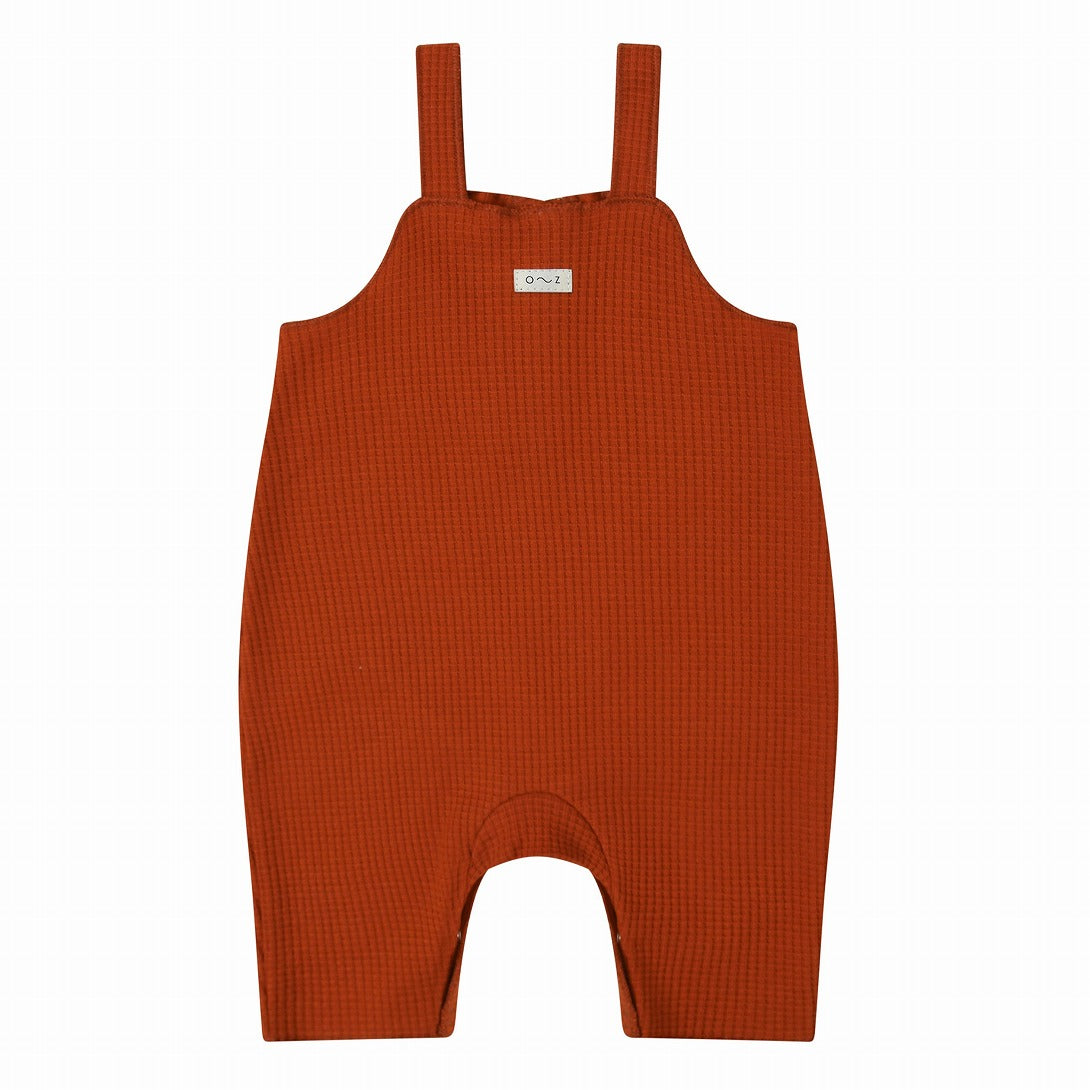 【organic zoo】Paprika Waffle Salopette サロペット 3-6M,6-12M  | Coucoubebe/ククベベ