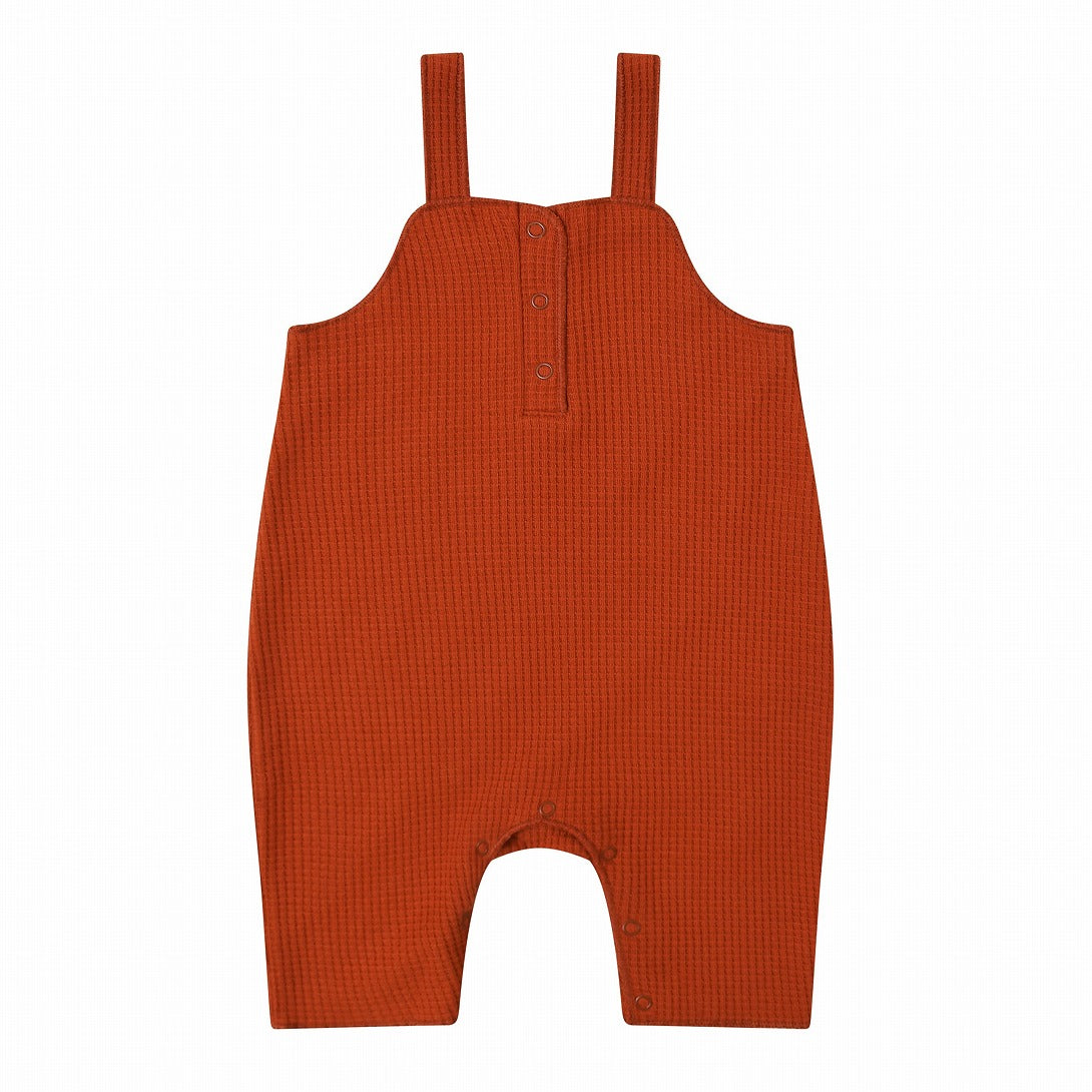 【organic zoo】Paprika Waffle Salopette サロペット 3-6M,6-12M  | Coucoubebe/ククベベ