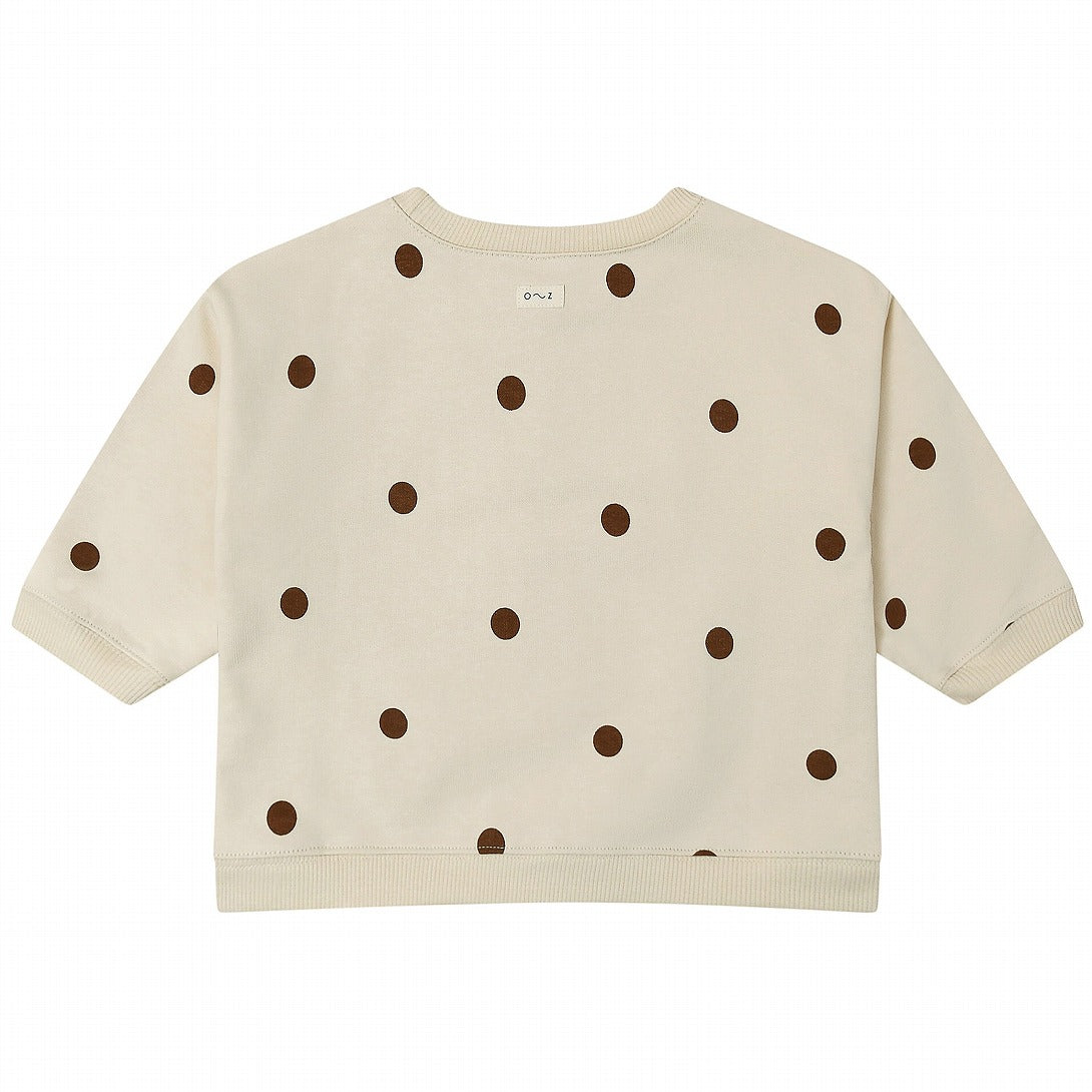 【organic zoo】Undyed Cotton Dots Sweatshirt スウェット 6-12M,1-2Y,2-3Y,3-4Y  | Coucoubebe/ククベベ