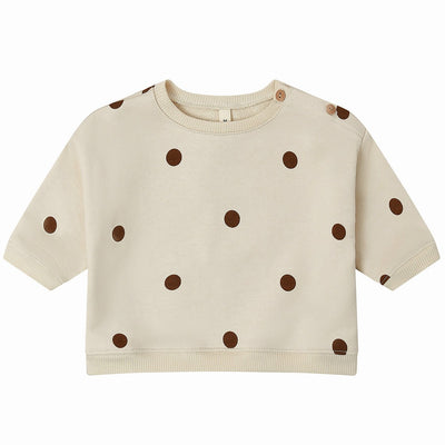 【organic zoo】Undyed Cotton Dots Sweatshirt スウェット 6-12M,1-2Y,2-3Y,3-4Y（Sub Image-2） | Coucoubebe/ククベベ