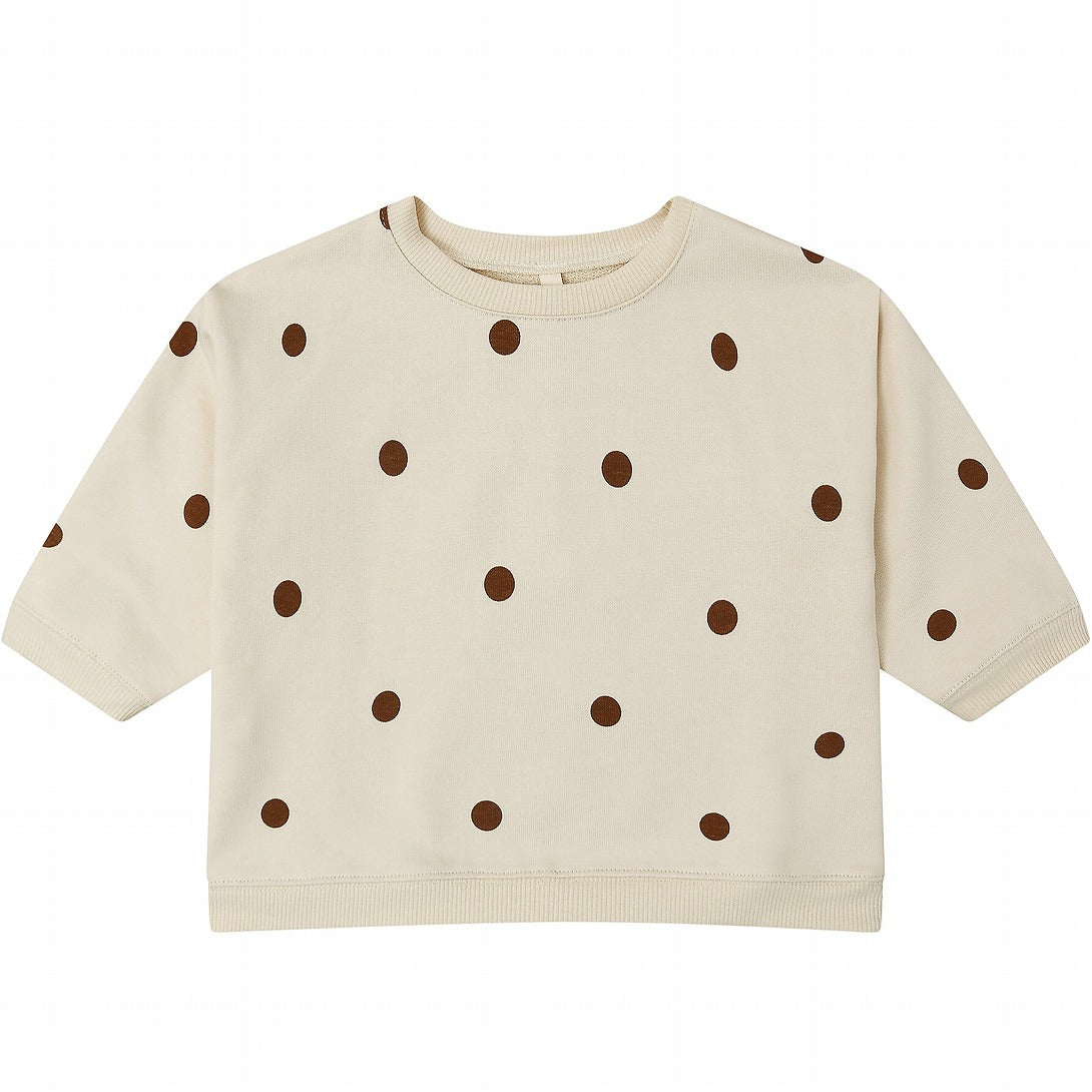 【organic zoo】Undyed Cotton Dots Sweatshirt スウェット 6-12M,1-2Y,2-3Y,3-4Y  | Coucoubebe/ククベベ