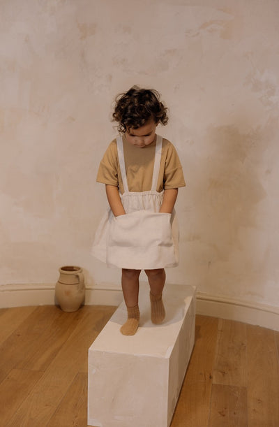 【organic zoo】Ceramic White Maker Crossback Skirt スカート 1-2Y,2-3Y,3-4Y（Sub Image-14） | Coucoubebe/ククベベ