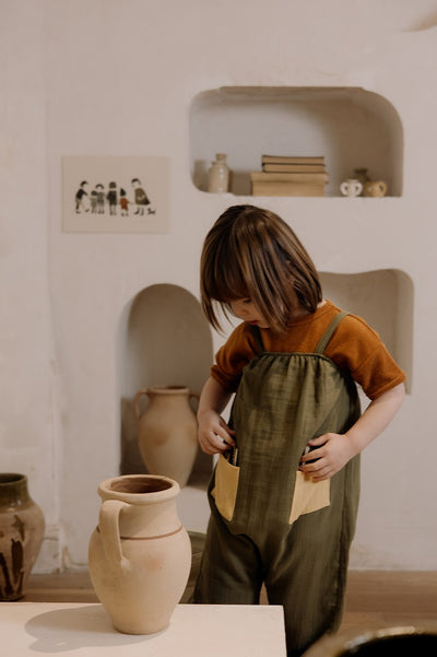 【organic zoo】Terracotta Terry Boxy T-Shirt Tシャツ 6-12M,1-2Y,2-3Y,3-4Y（Sub Image-15） | Coucoubebe/ククベベ