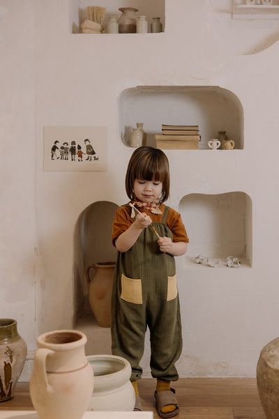 【organic zoo】Terracotta Terry Boxy T-Shirt Tシャツ 6-12M,1-2Y,2-3Y,3-4Y（Sub Image-17） | Coucoubebe/ククベベ