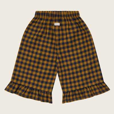 【organic zoo】Blueberry Gingham Frill Culottes パンツ 1-2Y,2-3Y,3-4Y（Sub Image-2） | Coucoubebe/ククベベ