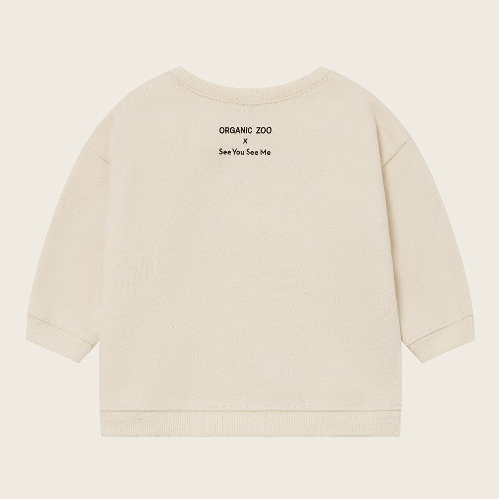 【organic zoo】Cabin Adventure Sweatshirt Undyed スウェット 6-12M,1-2Y,2-3Y,3-4Y,4-5Y  | Coucoubebe/ククベベ