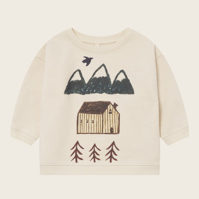 【organic zoo】Cabin Adventure Sweatshirt Undyed スウェット 6-12M,1-2Y,2-3Y,3-4Y,4-5Y（Sub Image-3） | Coucoubebe/ククベベ
