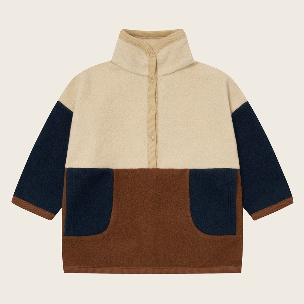 【organic zoo】Colour Block Fleece Sweater スウェット 1-2Y,2-3Y,3-4Y  | Coucoubebe/ククベベ