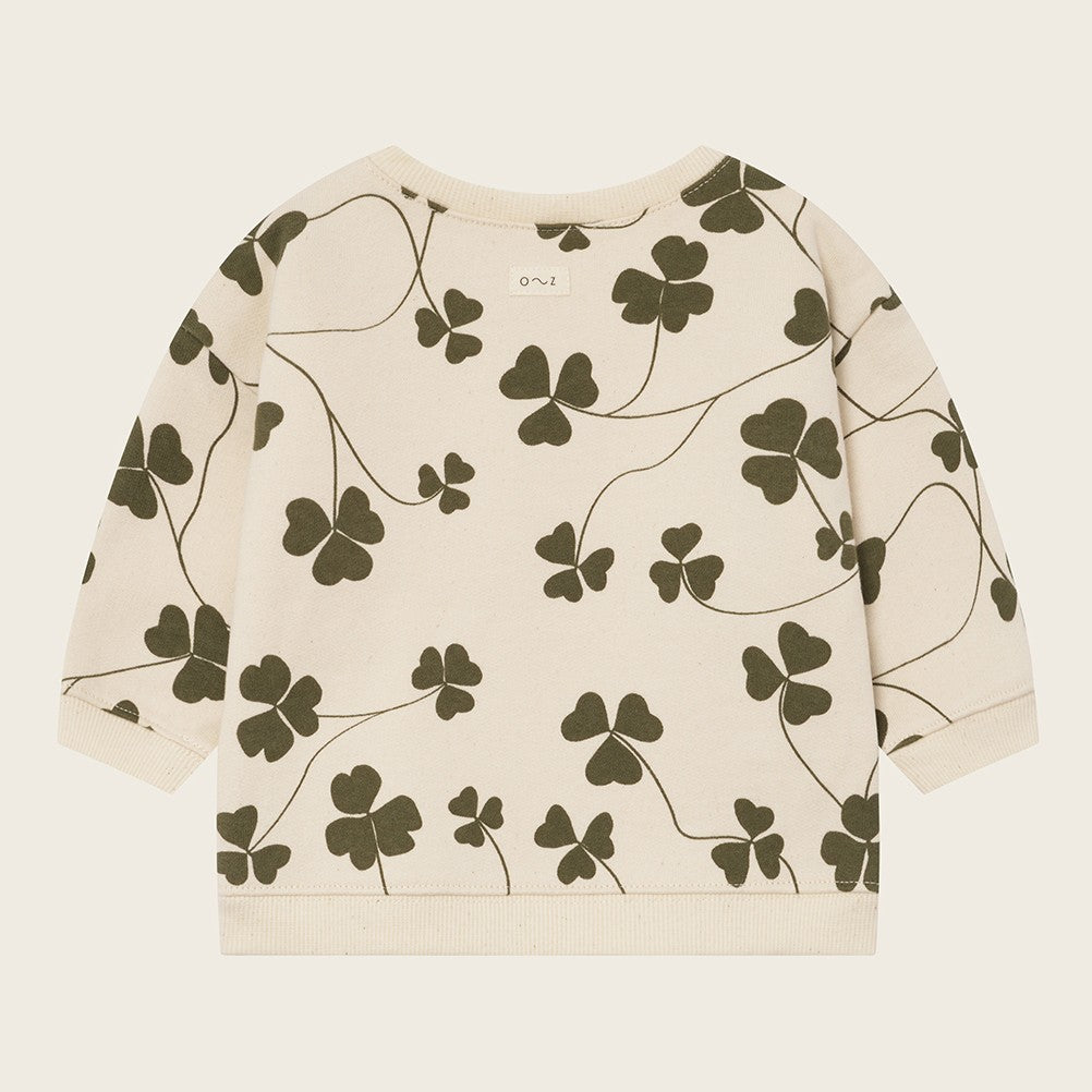 【organic zoo】Clover Sweatshirt Undyed スウェット 6-12M,1-2Y,2-3Y,3-4Y,4-5Y  | Coucoubebe/ククベベ