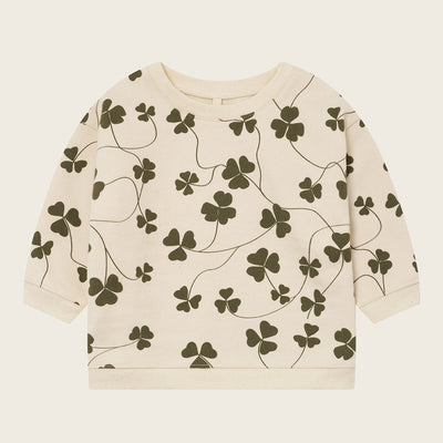 【organic zoo】Clover Sweatshirt Undyed スウェット 6-12M,1-2Y,2-3Y,3-4Y,4-5Y（Sub Image-3） | Coucoubebe/ククベベ