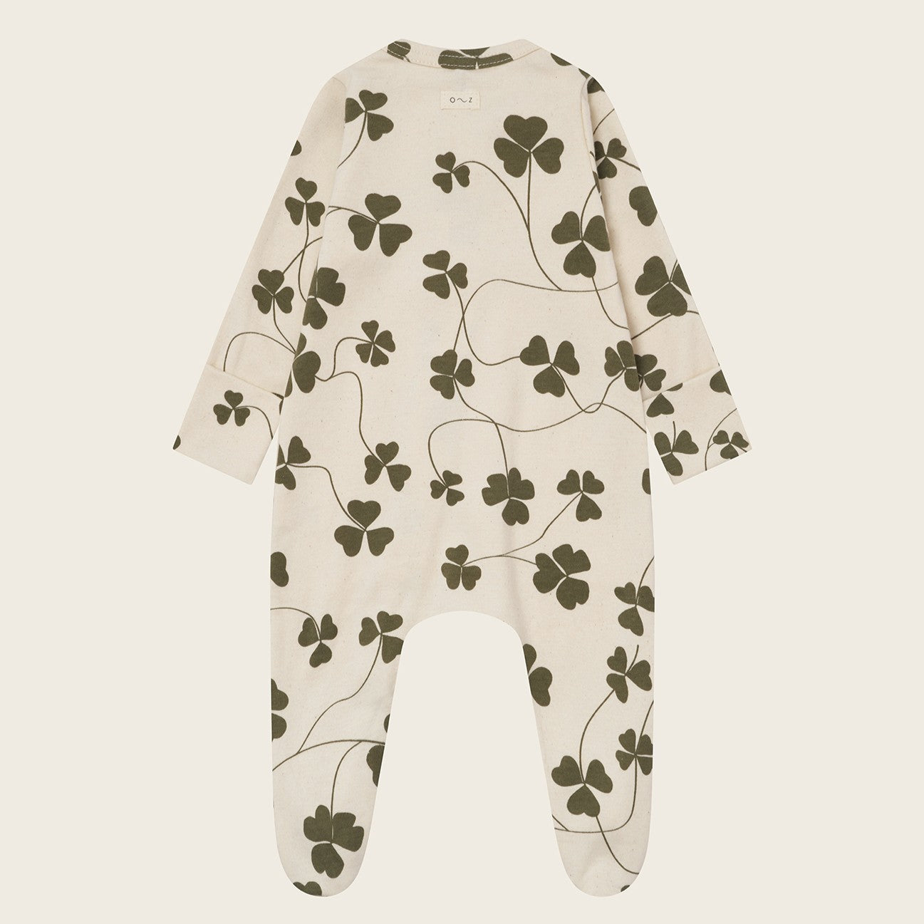 【organic zoo】Clover Zip Sleepsuit  Undyed ロンパース 0-3M,3-6M,6-12M  | Coucoubebe/ククベベ