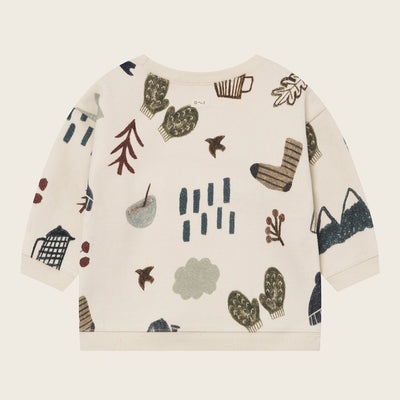 【organic zoo】Cosy Wild Sweatshirt Undyed スウェット 6-12M,1-2Y,2-3Y,3-4Y,4-5Y（Sub Image-4） | Coucoubebe/ククベベ